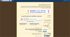 Desktop Screenshot of gslyrics.blogspot.com