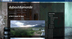 Desktop Screenshot of duboutdumonde.blogspot.com