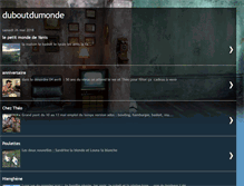 Tablet Screenshot of duboutdumonde.blogspot.com