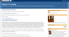 Desktop Screenshot of mogulsintraining.blogspot.com