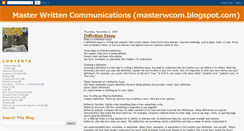 Desktop Screenshot of masterwcom.blogspot.com