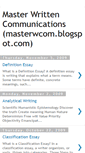Mobile Screenshot of masterwcom.blogspot.com