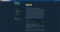 Desktop Screenshot of angeladiscipline.blogspot.com