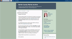 Desktop Screenshot of bertiecounty.blogspot.com