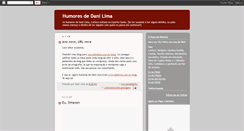 Desktop Screenshot of humoresdedanilima.blogspot.com