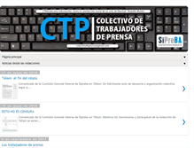 Tablet Screenshot of colectivodeprensa.blogspot.com