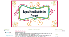 Desktop Screenshot of lagunapreschoolcurriculum.blogspot.com