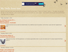 Tablet Screenshot of mydailyjenn-ism.blogspot.com