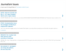 Tablet Screenshot of journalism-issues.blogspot.com