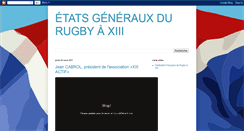 Desktop Screenshot of etatsgenerauxrugbyxiii.blogspot.com