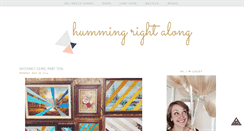 Desktop Screenshot of humming-right-along.blogspot.com