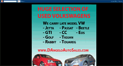 Desktop Screenshot of dangeloautosales.blogspot.com