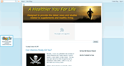 Desktop Screenshot of ahealthieryou4life.blogspot.com