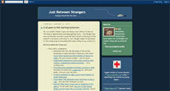 Desktop Screenshot of justbetweenstrangers.blogspot.com