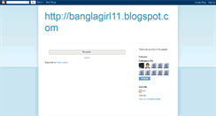 Desktop Screenshot of banglagirl11.blogspot.com