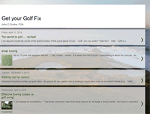 Tablet Screenshot of getyourgolffix.blogspot.com