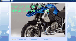 Desktop Screenshot of manualesdetalleryreparacionr1200gs.blogspot.com