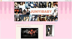 Desktop Screenshot of junyibaby.blogspot.com