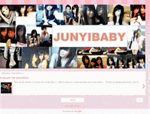 Tablet Screenshot of junyibaby.blogspot.com