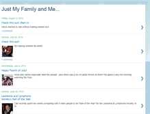 Tablet Screenshot of justmyfamilyandme.blogspot.com