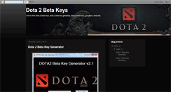 Desktop Screenshot of dota2bkeys.blogspot.com