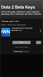 Mobile Screenshot of dota2bkeys.blogspot.com