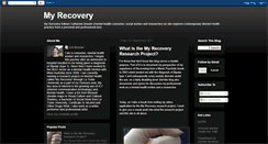 Desktop Screenshot of myrecoveryvic.blogspot.com