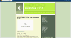 Desktop Screenshot of expandingworld.blogspot.com