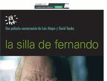 Tablet Screenshot of lasilladefernandodvd.blogspot.com