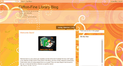 Desktop Screenshot of cflibraryblog.blogspot.com