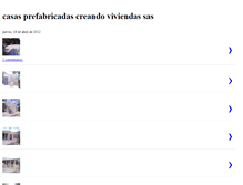 Tablet Screenshot of creandoviviendas.blogspot.com