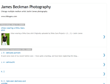 Tablet Screenshot of jamesbeckmanphotography.blogspot.com