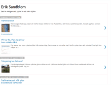 Tablet Screenshot of eriksandblom.blogspot.com