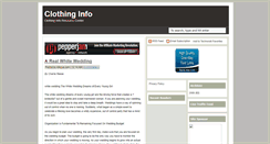 Desktop Screenshot of clothing-info.blogspot.com