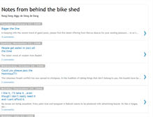 Tablet Screenshot of bikeshed.blogspot.com