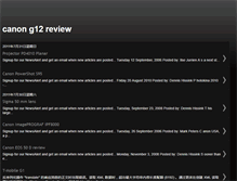 Tablet Screenshot of canon-g12-review.blogspot.com