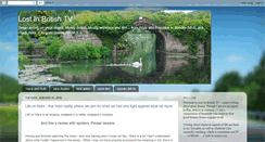 Desktop Screenshot of lostinbritishtv.blogspot.com