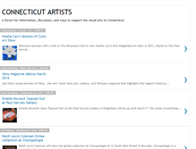 Tablet Screenshot of connecticutartists.blogspot.com