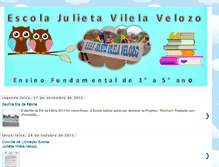 Tablet Screenshot of escolajulietavilelavelozo.blogspot.com