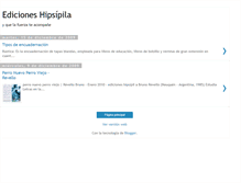 Tablet Screenshot of edicioneshipsipila.blogspot.com