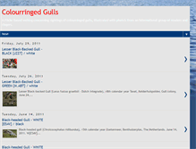 Tablet Screenshot of colourringedgulls.blogspot.com