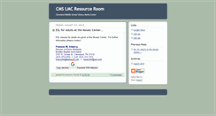 Desktop Screenshot of cmsresourceroom.blogspot.com