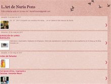 Tablet Screenshot of nuriaponsart.blogspot.com