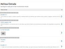 Tablet Screenshot of comunicacionesmelissaestrada.blogspot.com