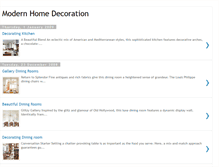 Tablet Screenshot of moderndecors.blogspot.com