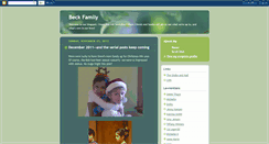 Desktop Screenshot of meetthebecks.blogspot.com