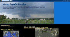 Desktop Screenshot of meteoespanacanales.blogspot.com