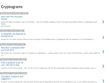 Tablet Screenshot of cryptograms.blogspot.com