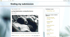 Desktop Screenshot of findingmysubmission.blogspot.com