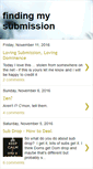 Mobile Screenshot of findingmysubmission.blogspot.com